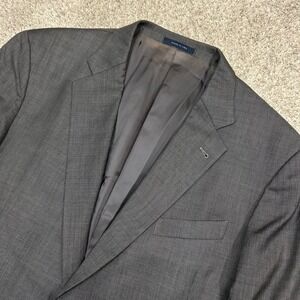 Joseph Abboud Blazer 48L Gray Loro Piana Super 130s Wool Nordstrom Sport Coat